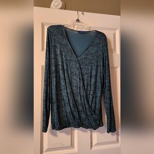 Apt. 9 Teal Women's Blouse